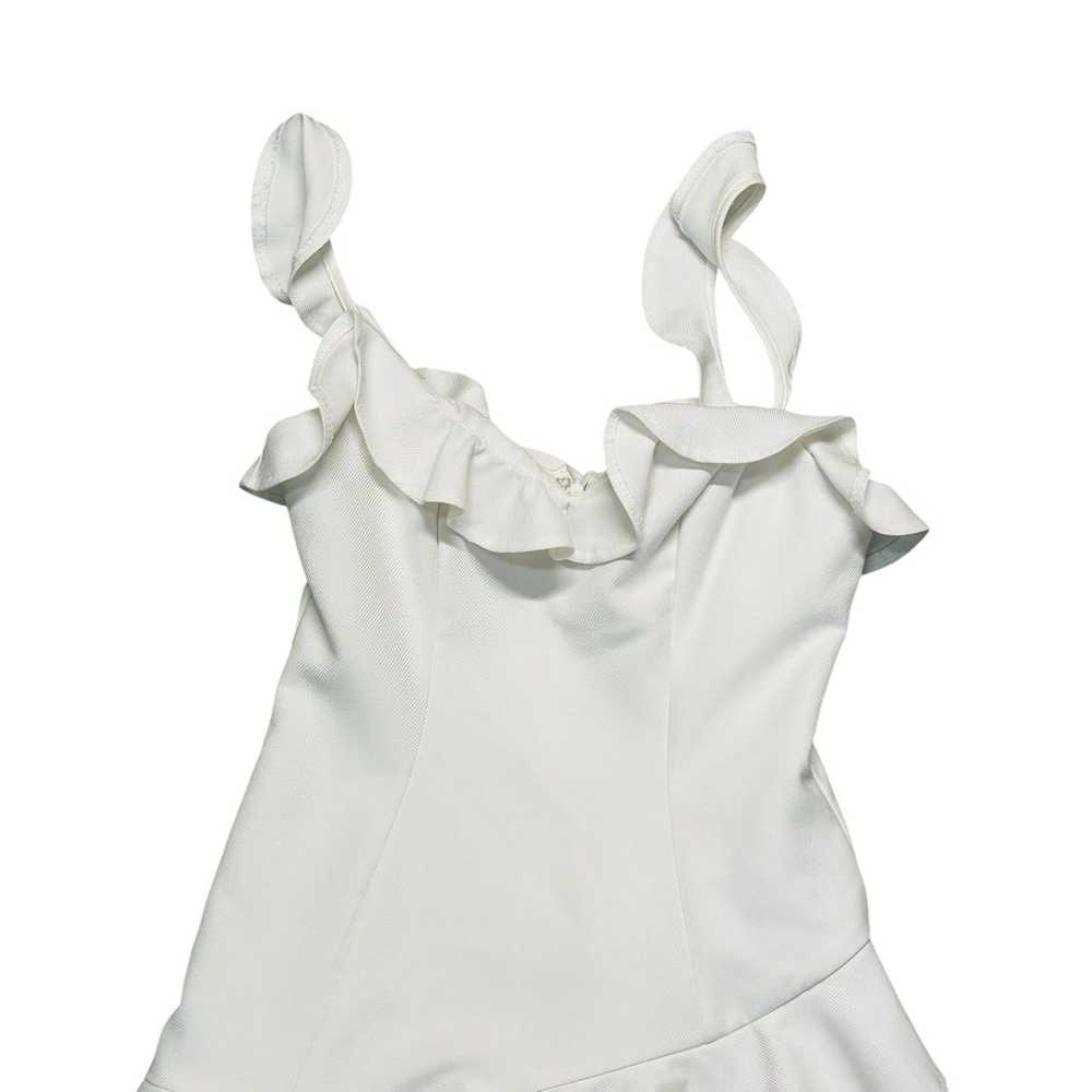 Princess Polly White Ruffled  Romper Size 4 - image 6