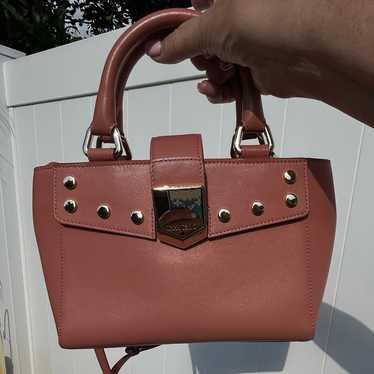 ★JIMMY CHOO★70％off Lockett top handle バッグ 黒 ピンク 白 ☆JIMMY CHOO☆70％off Lockett top handle バッグ 黒 ピンク 白