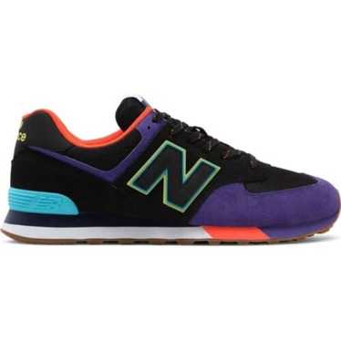スニーカー New Balance 574 Black Purple Orange Blue New Balance 574 Black Purple Orange Blue Men's - ML574PT2 - US