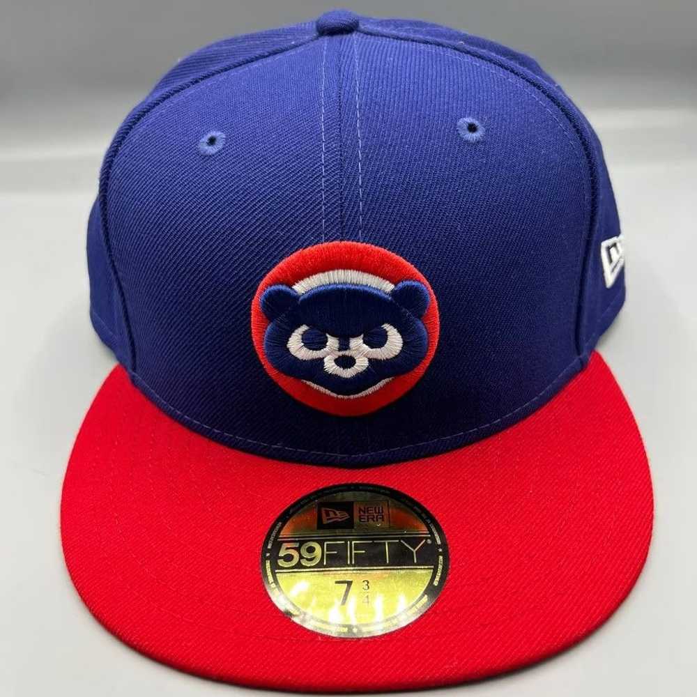 New Era Chicago Cubs Hat Men 7 3/4 59Fifty New Era Fitted Cap