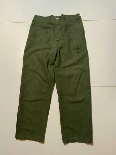 パンツ swedish army 1945 Vintage 1945 WWII Swedish Army Military Wool Cargo Pocket