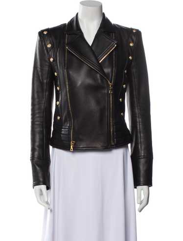 Balmain black leather jacket - Gem Balmain black leather jacket - Gem