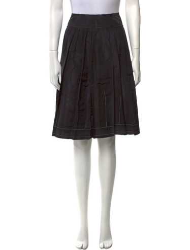 プラダPRADA シルクミニスカート 紺40 | DCブランド古着通販