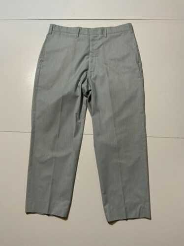 60s 70s vintage slacks \"GRAY×BLACK\" W32 60s 70s vintage slacks 