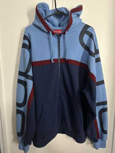 Supreme Supreme Big Stitch Hooded Sweatshirt - Gem Supreme Supreme Big Stitch Hooded Sweatshirt - Gem
