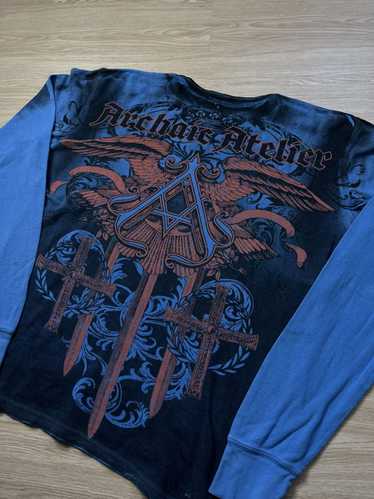 Vintage Y2K Archaic Thermal Long sleeve Shirt Affliction