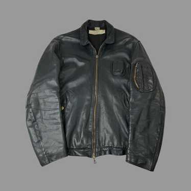 French military leather jacket - Gem