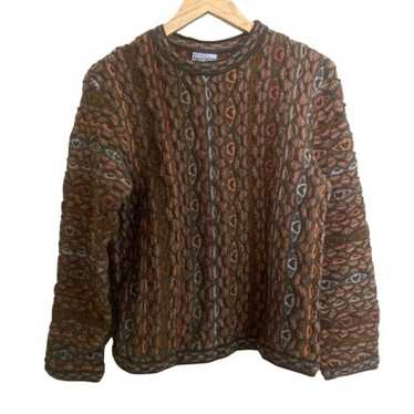 英国製　pure wool 90s VINTAGE Cambridge Classics Sweater Men Extra Large White 100