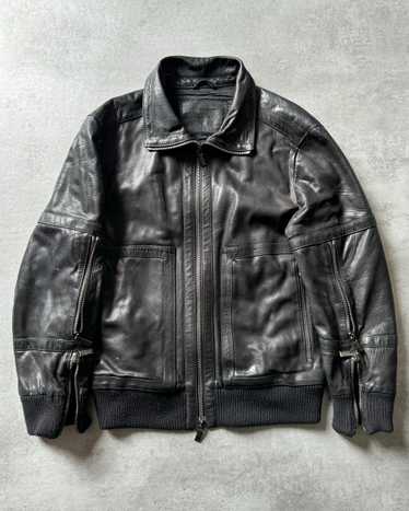old DIRK BIKKEMBERGS シングルライダースジャケット 名作 420611719bbbf9441a4f2e0ab861d6