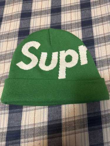 Supreme Big Logo Beanie (FW22) Dark Green - FW22 - US
