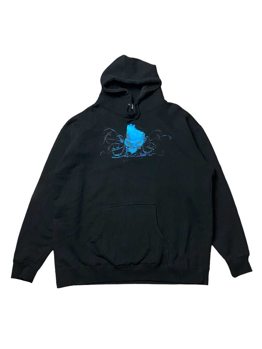 Oakley × Vintage Vintage Oakley Skull Foil Graphic Hoodie Pullover