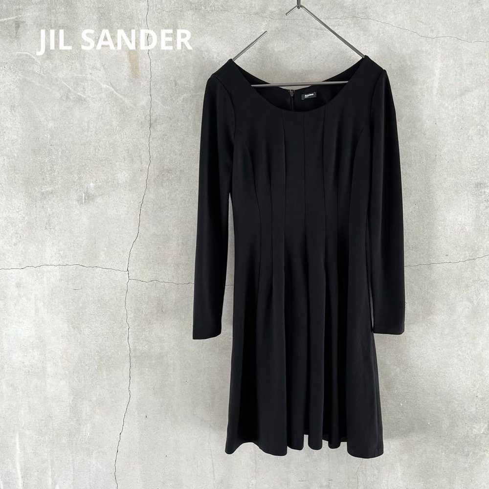 JIL SANDER NAVY ジルサンダー　ネイビー　ワンピース JIL SANDER NAVY ジルサンダーネイビー ニットドッキング
