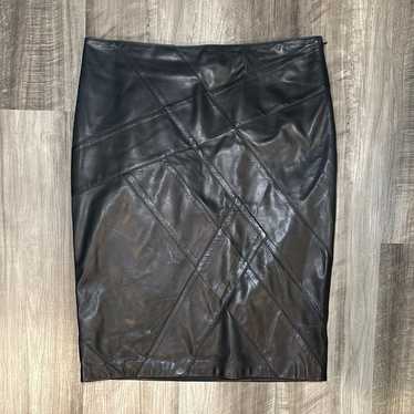 高級【ESCADA】エスカーダ 総柄タイトスカート 時計 ブラック 36 ESCADA #anc エスカーダ ジャケット 36 黒 白 ドット ドイツ製