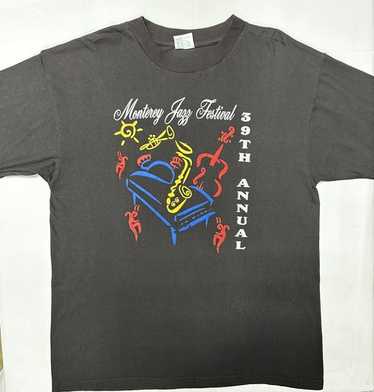 【レア】MONTEREY JAZZ FESTIVAL  Tシャツ　古着 Monterey jazz festival black - Gem