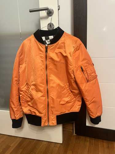 Supreme Reversible Checkered Ma-1 Bomber Jacket Olive… - Gem