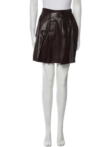 スカート MIU MIU Leather skirt Vintage Miu Miu Leather Midi Skirt - Etsy