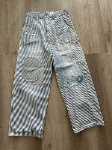 GAP - 古着 ギャップ GAP ヒッコリーストライプ デニム