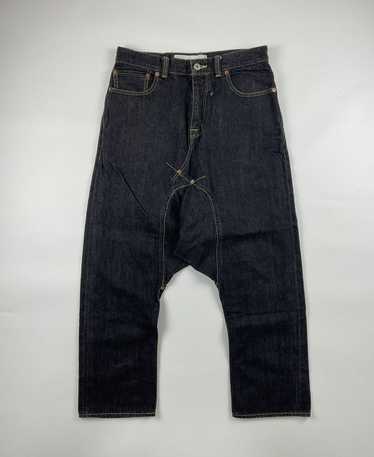 Ganryu asymmetry sarouel denim - Gem