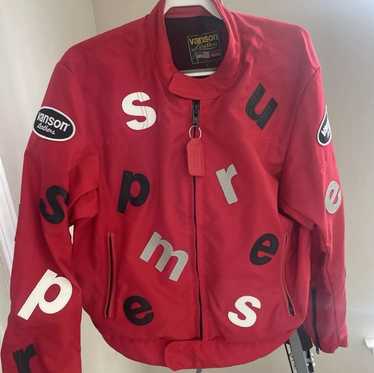 ジャケット・アウター Supreme Vanson Cordura Letters Jacket M Supreme Vanson Leathers Letters Cordura Jacket (SS20) - $998