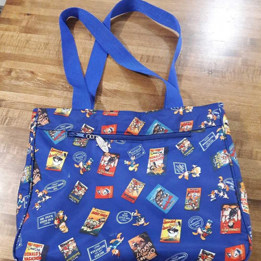Vintage The Walt Disney Gallery Donald Duck Tote/Shoulder Bag