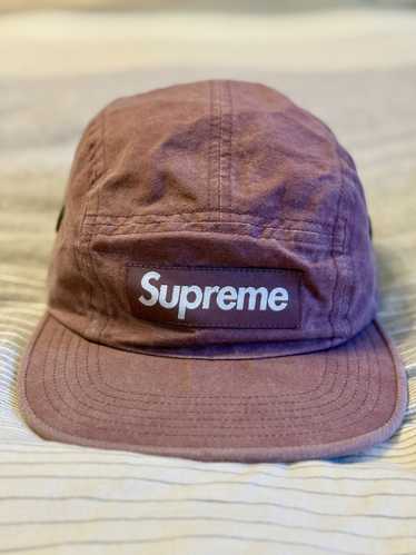 Supreme Washed Linen Camp Cap Black - SS19 - US