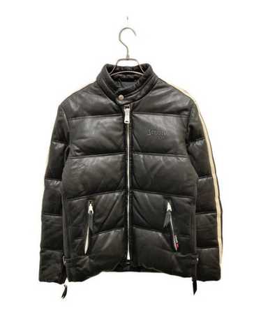 ジャケット・アウター Schott SHEEPSKIN LEATHER DOWN JACKET Schott B-6 Sheepskin Leather Bomber Jacket - Black | Leather