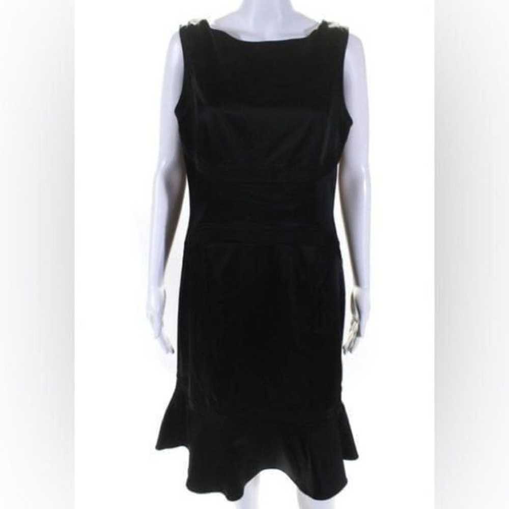 Kay Unger Business Casual Sleeveless Black Satin … - image 3