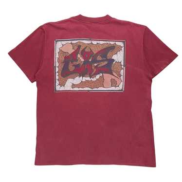 80s satedman G&S GORDON&SMITH 発泡プリント Tシャツ ピンク
