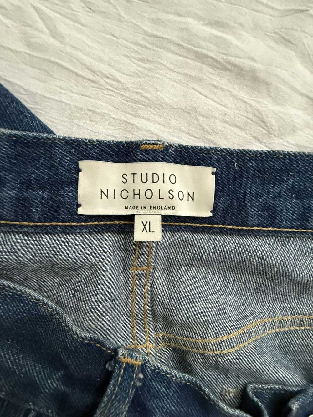 Studio Nicholson Studio Nicholson Wide Leg Denim - image 4