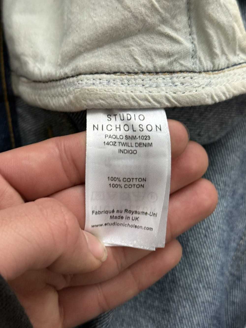 Studio Nicholson Studio Nicholson Wide Leg Denim - image 5