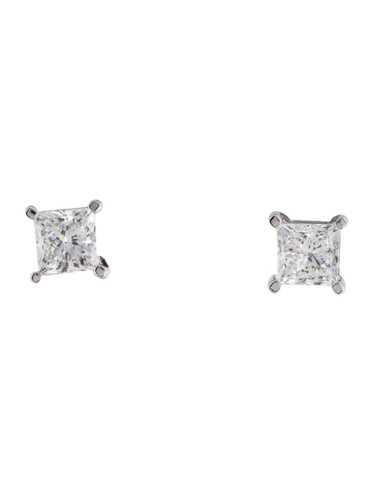 Earrings Rhodium-Plated 18K White Gold - image 1