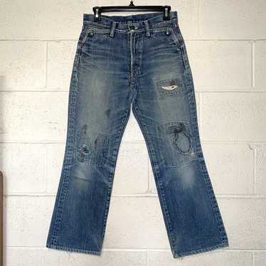 パンツ Hippie vintage damage Boots cut Denim Kapital bootcut denim - Gem