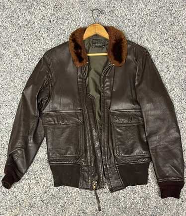 【超希少レア】80s 短丈 ヴィンテージ フライトレザージャケット Avirex Leather Flight Jacket In Vintage Outerwear Coats
