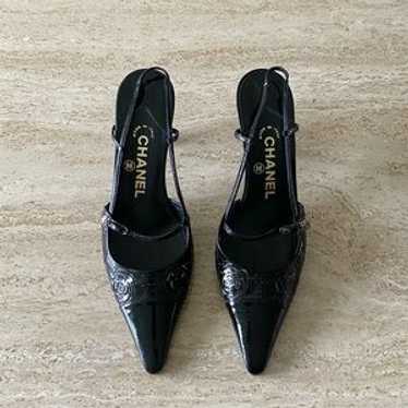 Chanel camellia slingback - Gem