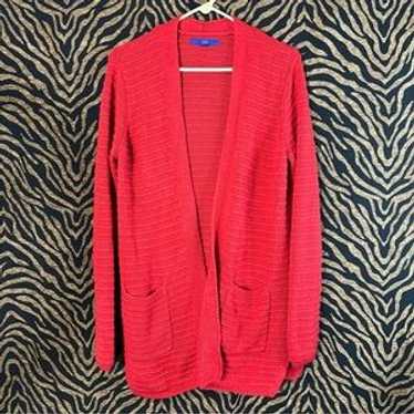 Apt. 9 Women's Red Open-Front Sweater Size Medium… - image 1