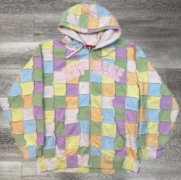 Supreme patchwork hoodie - Gem Supreme patchwork hoodie - Gem