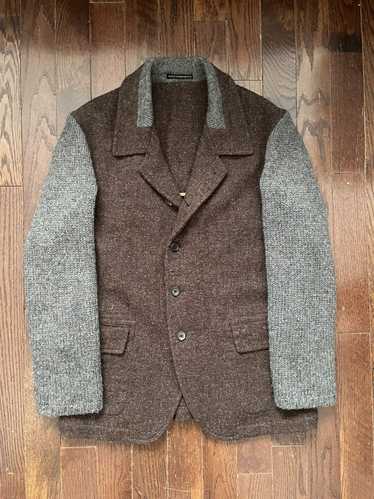 未使用☆ヨウジヤマモト☆SYNTHETIC LEATHER TWEED SK Yohji yamamoto tweed - Gem