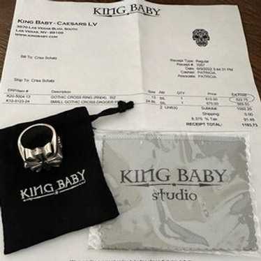 アクセサリー KING BABY silver925 onyx cross ring USA KING BABY silver925 onyx cross ring USA