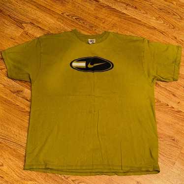 Vtg 90s NIKE Oval Swoosh Classic Logo Graphic Tee 