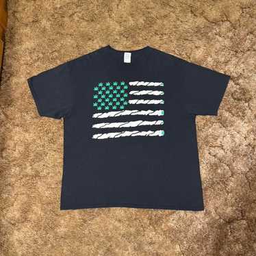 Vintage black flag t-shirt - Gem