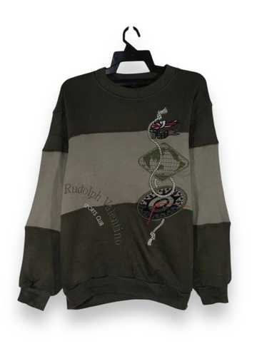 Valentino Logo Print Hooded Down Jacket Black & Red Valentino