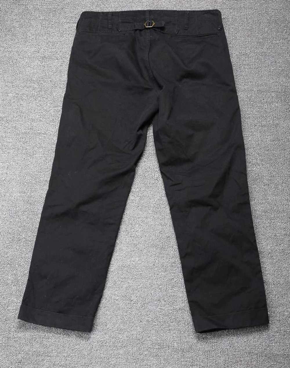 Visvim Visvim High-Water Chino Pants Black Color