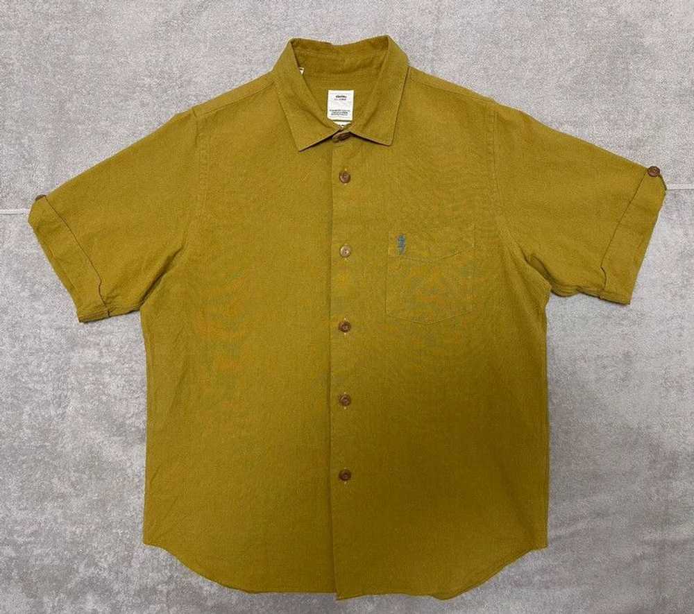 名品 visvim OXFORD SHIRT YELLOW LINE Mサイズ