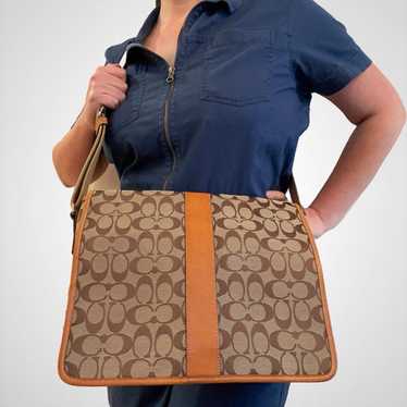 SALE!! COACH 1941 メッセンジャーバッグ Coach 1941 Nylon Leather-Trimmed Messenger Bag - Grey