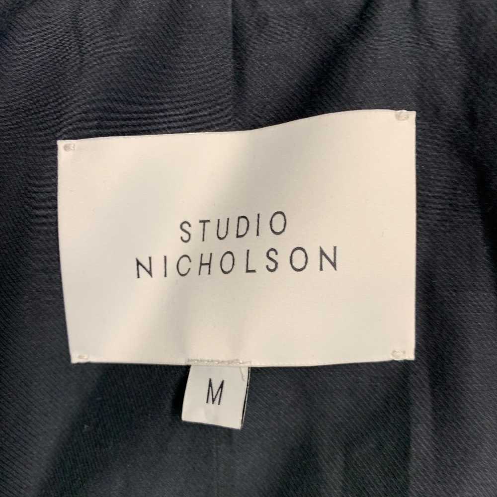 Studio Nicholson STUDIO NICHOLSON Navy Wool Polye… - image 4