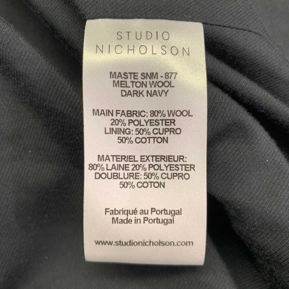 Studio Nicholson STUDIO NICHOLSON Navy Wool Polye… - image 5