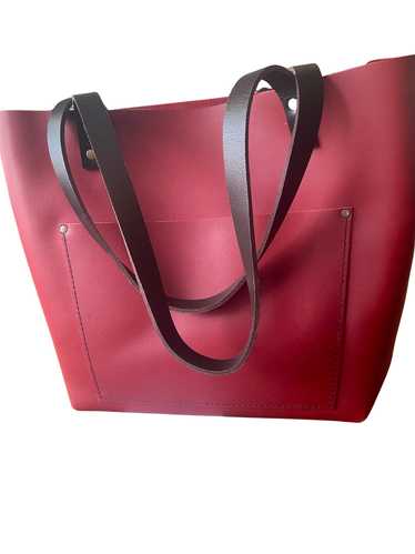 Cledran tote bag leather - Gem