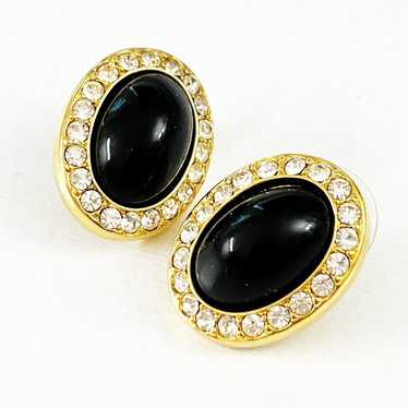 KJL Kenneth Jay Lane Vintage Cabochon Earrings - image 1