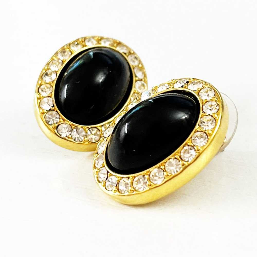 KJL Kenneth Jay Lane Vintage Cabochon Earrings - image 2