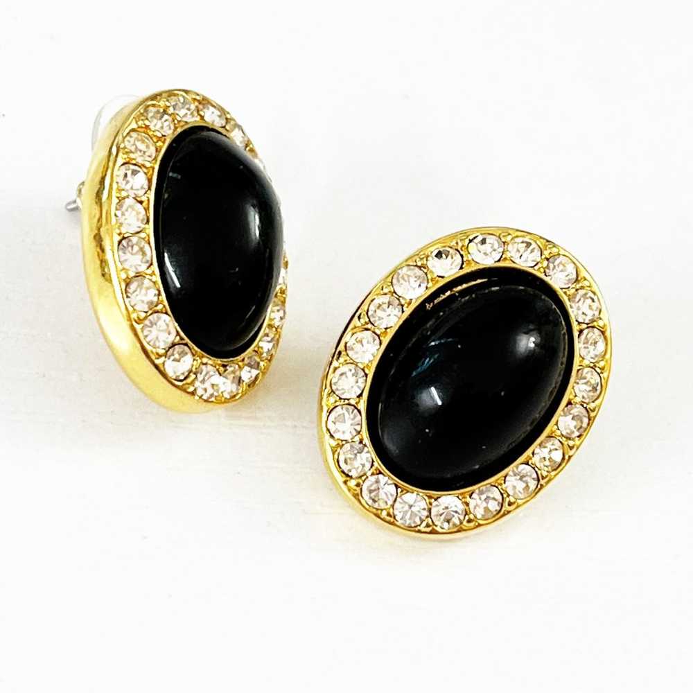KJL Kenneth Jay Lane Vintage Cabochon Earrings - image 3